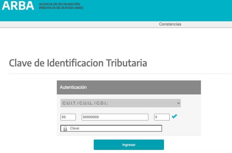 Número De Ingresos Brutos Por Cuit Agip Arba Constancia 2024