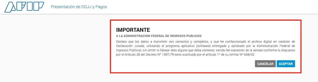 Como generar el VEP de terceros paso 3